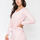 Iris V-Neck Pajama Shirt | Pink Dogwood
