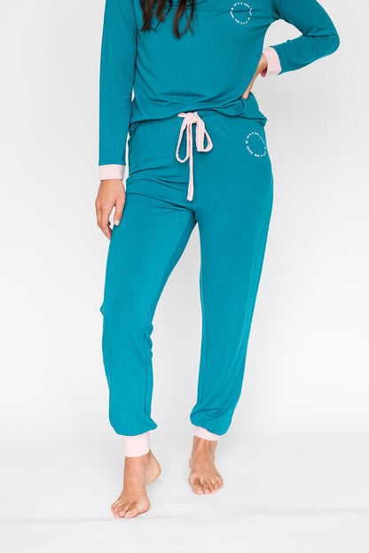 Penni Sleep Joggers | Harbour Blue