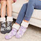 Classic Slipper Socks | Snowflake Dark Grey