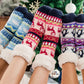 Classic Slipper Socks | Reindeer Raspberry