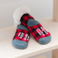 Toddler  Slipper Socks | Lumberjack Red