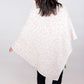 Faux Cashmere Poncho | Cheetah Pink Dogwood