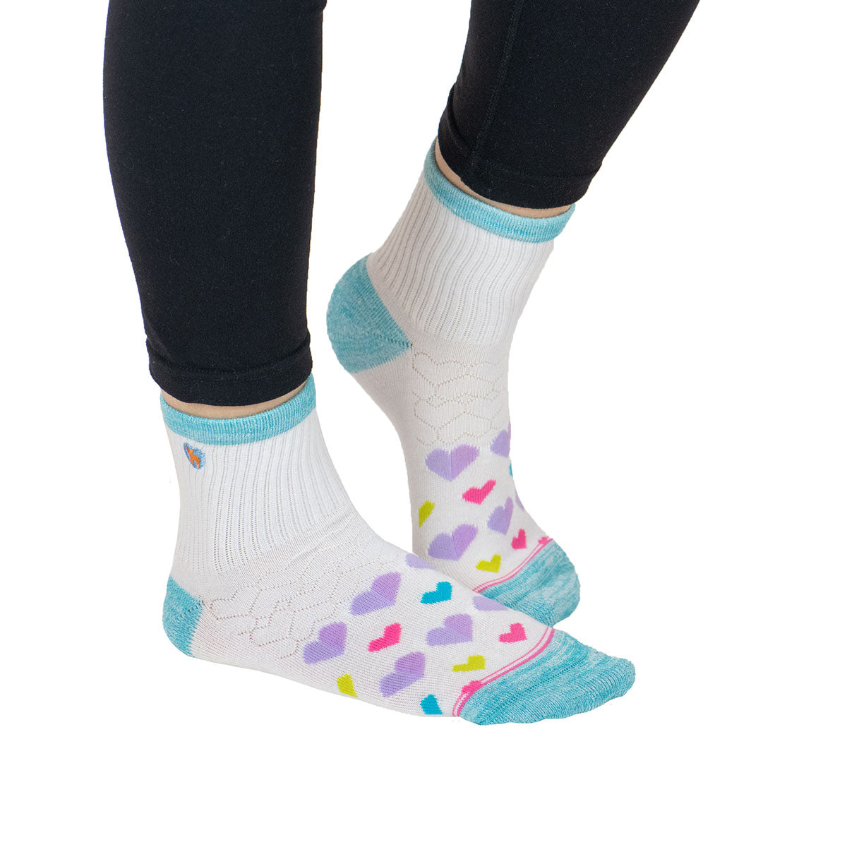 Bamboo Socks | Uptown Quarter Crew | Love Multi