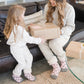 Kids Classic Slipper Socks | Polka Dot Pink Dogwood