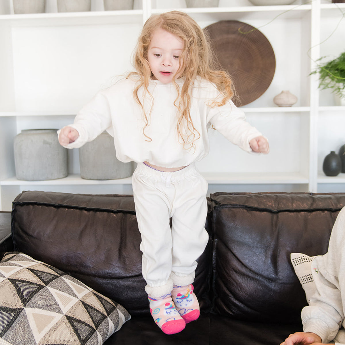 Kids Classic Slipper Socks | Unicorn Pink