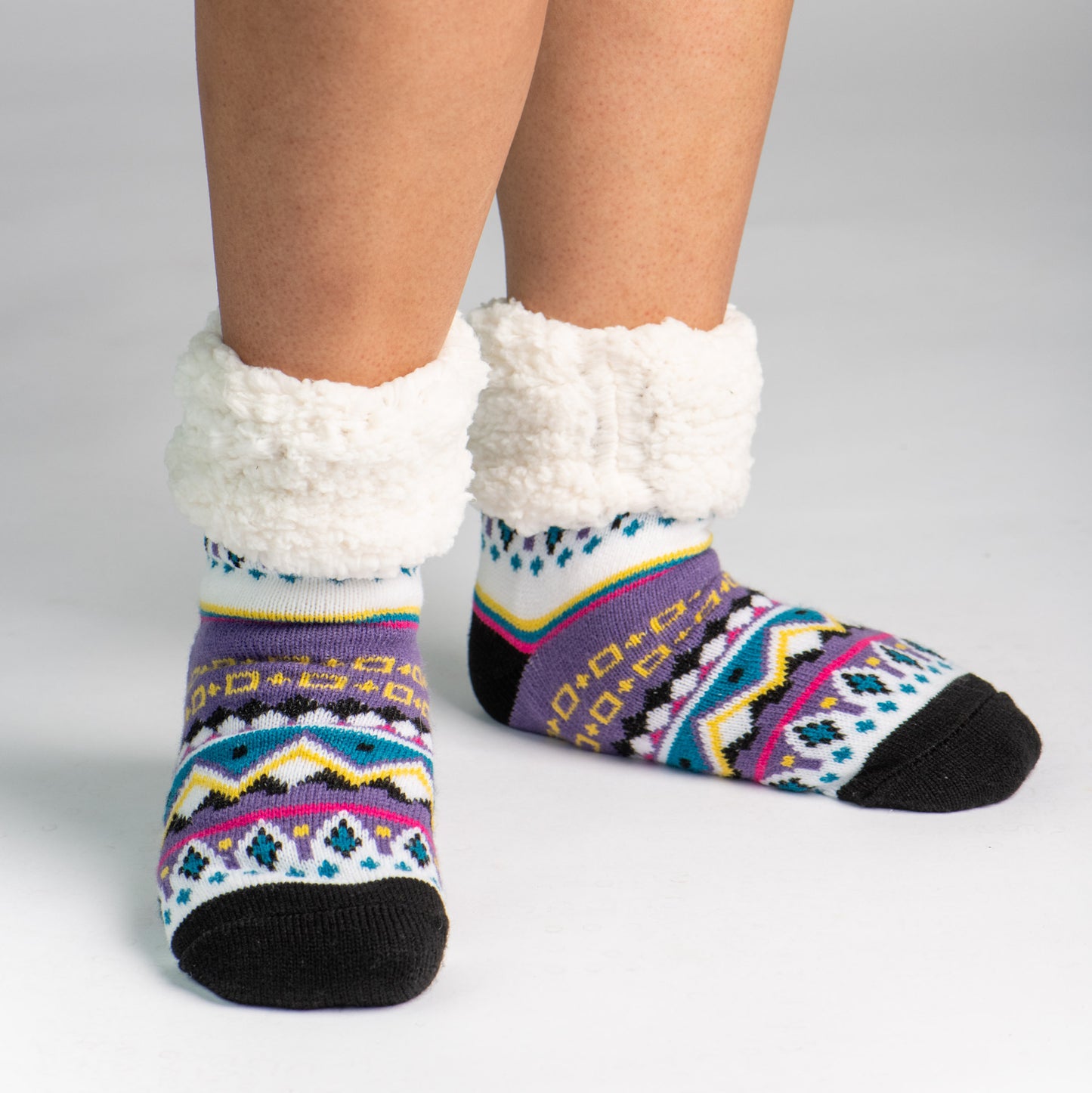Classic Slipper Socks | Nordic Purple