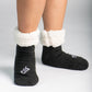 F Cancer x Pudus Classic Slipper Socks | Black