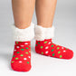 Classic Slipper Socks | Polka Dot Red