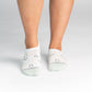 Bamboo Socks | No Fuss No-Show | Splash Star White