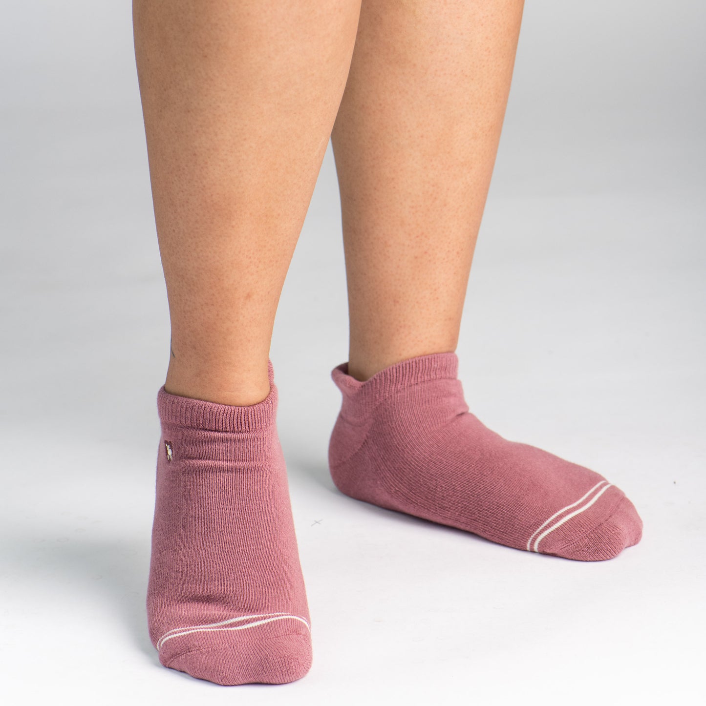 Cushioned Socks | Comfy Ankle | Tea Rose