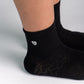 Bamboo Socks | Uptown Quarter Crew | Black