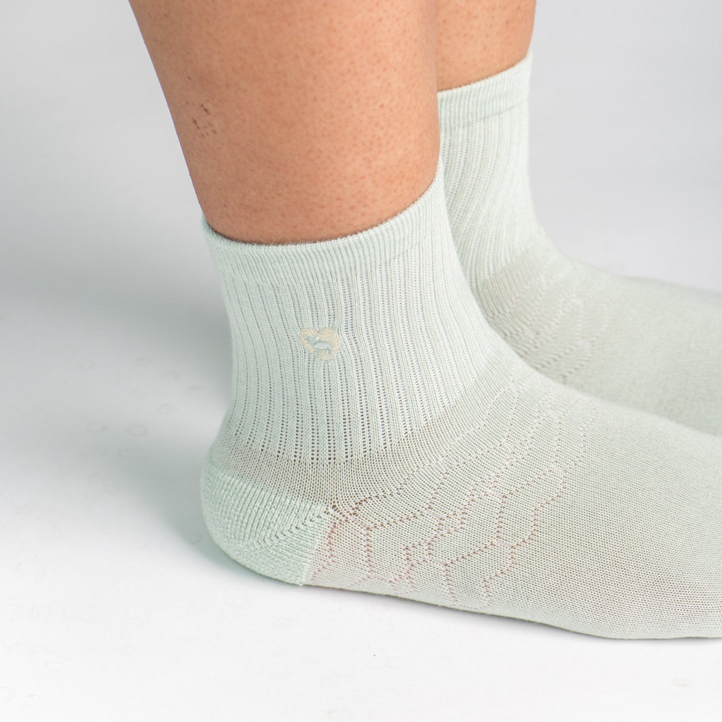 Bamboo Socks | Uptown Quarter Crew |Dew Drop