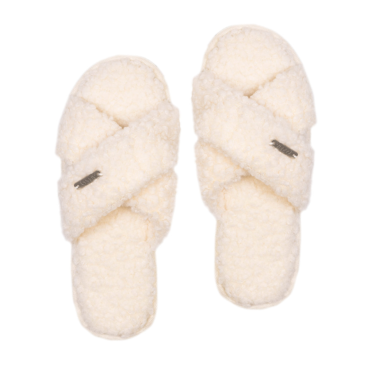 Carlie Criss Cross Recycled Slipper | Cloud