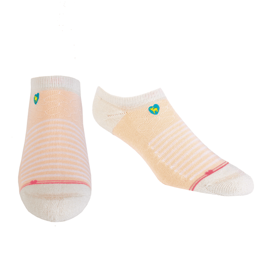 Bamboo Socks | Everyday Ankle | A Line In The Sand Peach
