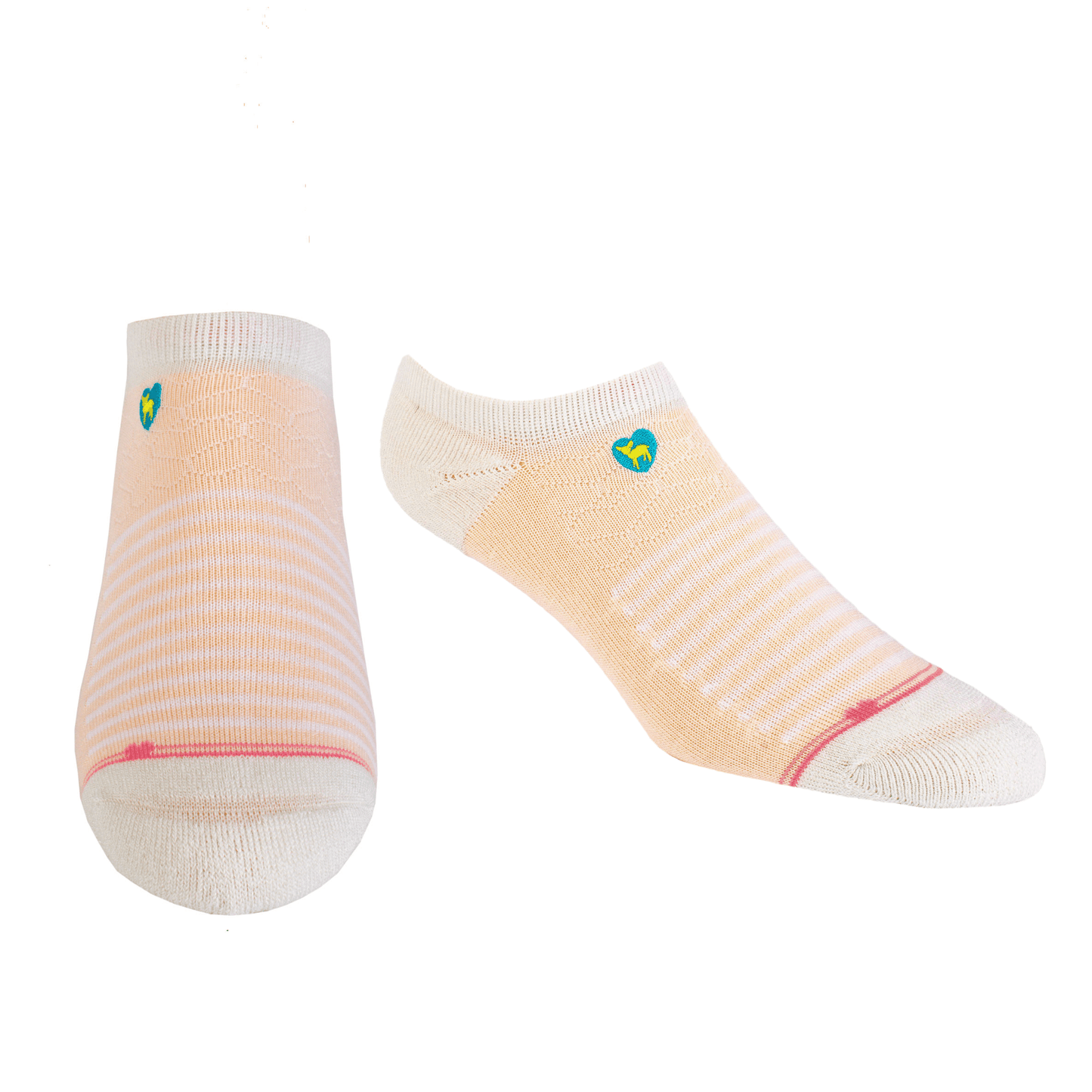 Bamboo Socks | Everyday Ankle | A Line In The Sand Peach