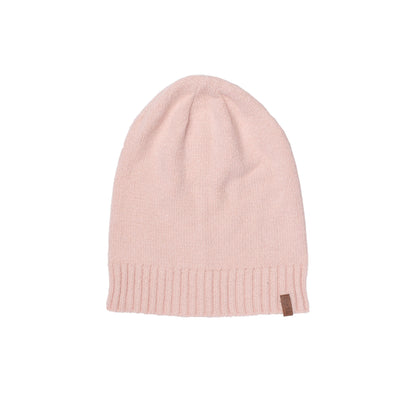 Faux Cashmere Beanie Hat | Blush