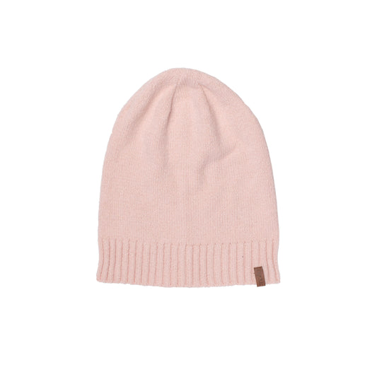 Faux Cashmere Beanie Hat | Blush