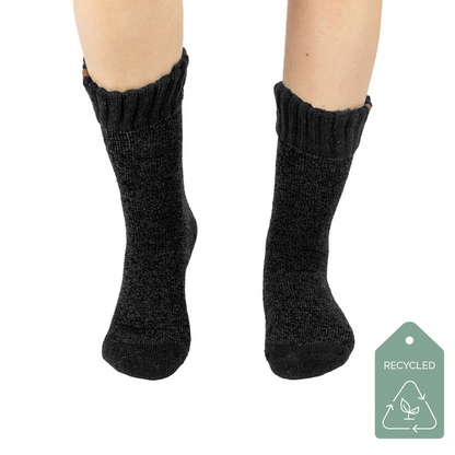 Black Recycled Boot Socks - Adult Short