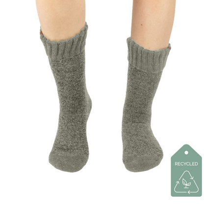 Sage Mist Recycled Boot Socks - Adult Short