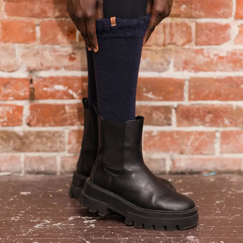 Blue Boot Socks - Adult Tall