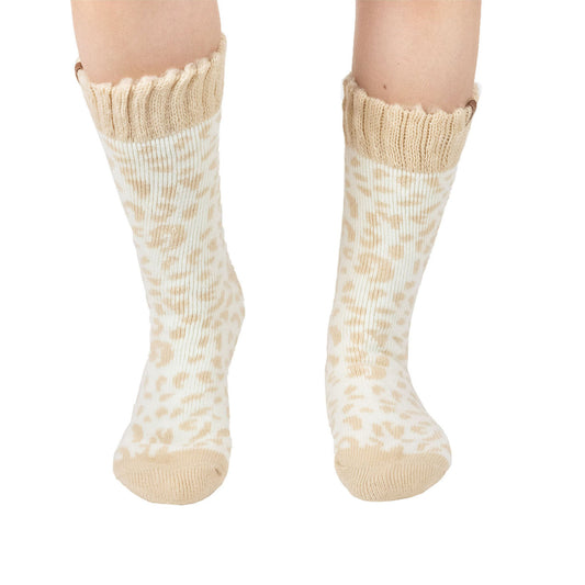 Boot Socks | Cheetah Sand | Short