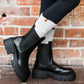 White Boot Socks - Adult Short
