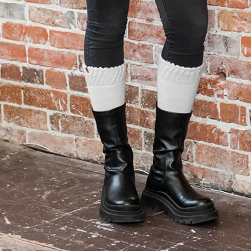 White Boot Socks - Adult Tall