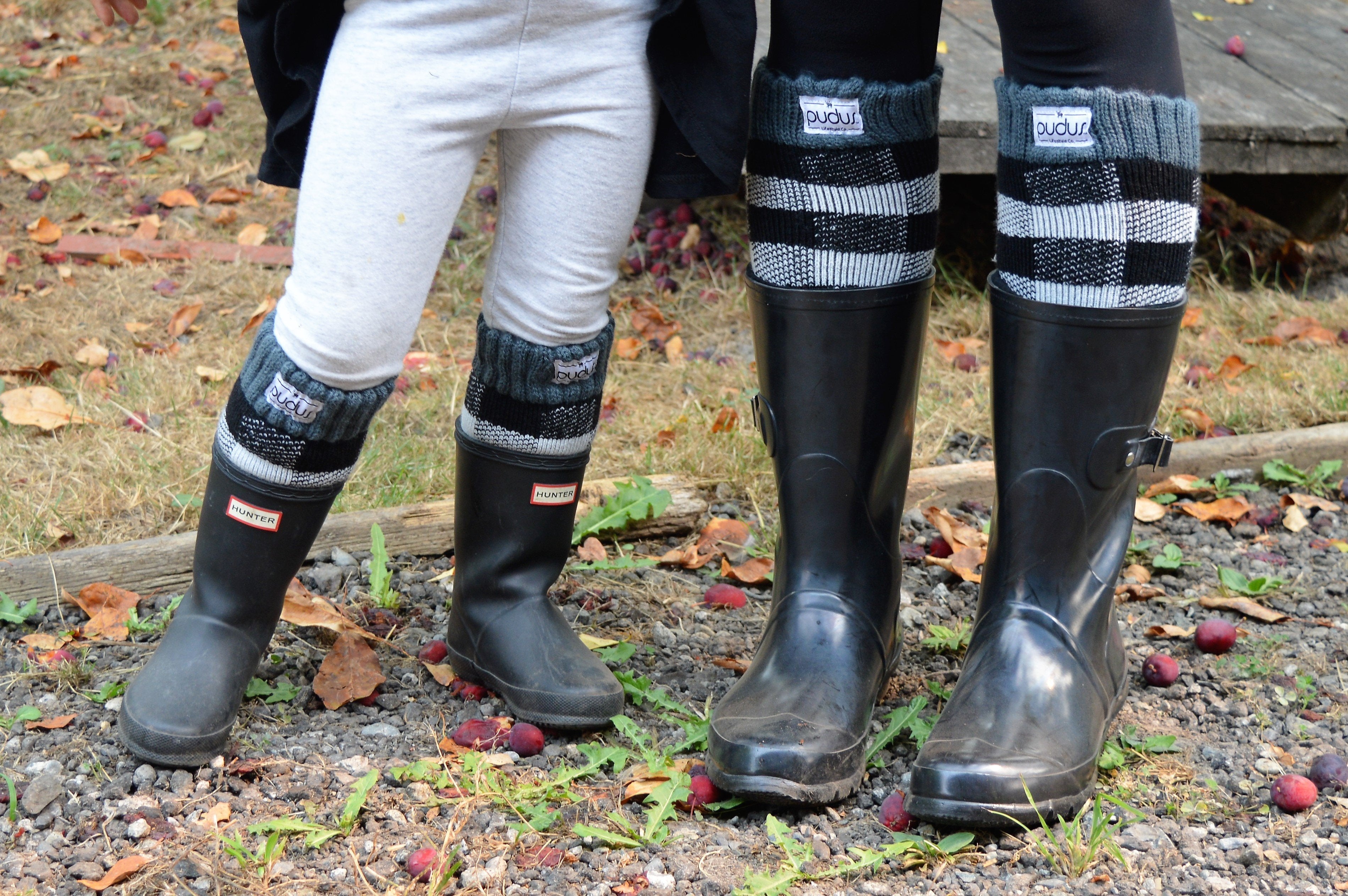 Boot Socks Lumberjack White Kids Tall Pudus Lifestyle Co