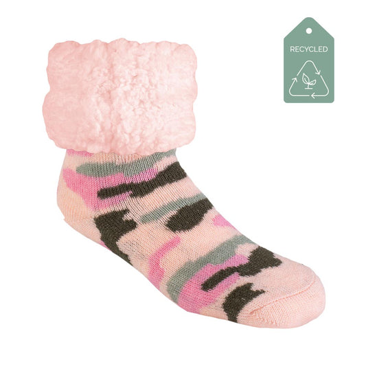 Camo Pink - Recycled Slipper Socks