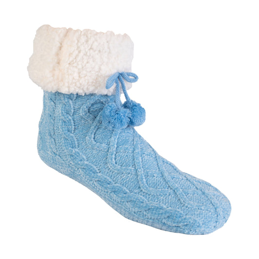 Classic Slipper Socks | Airey Blue Chenille