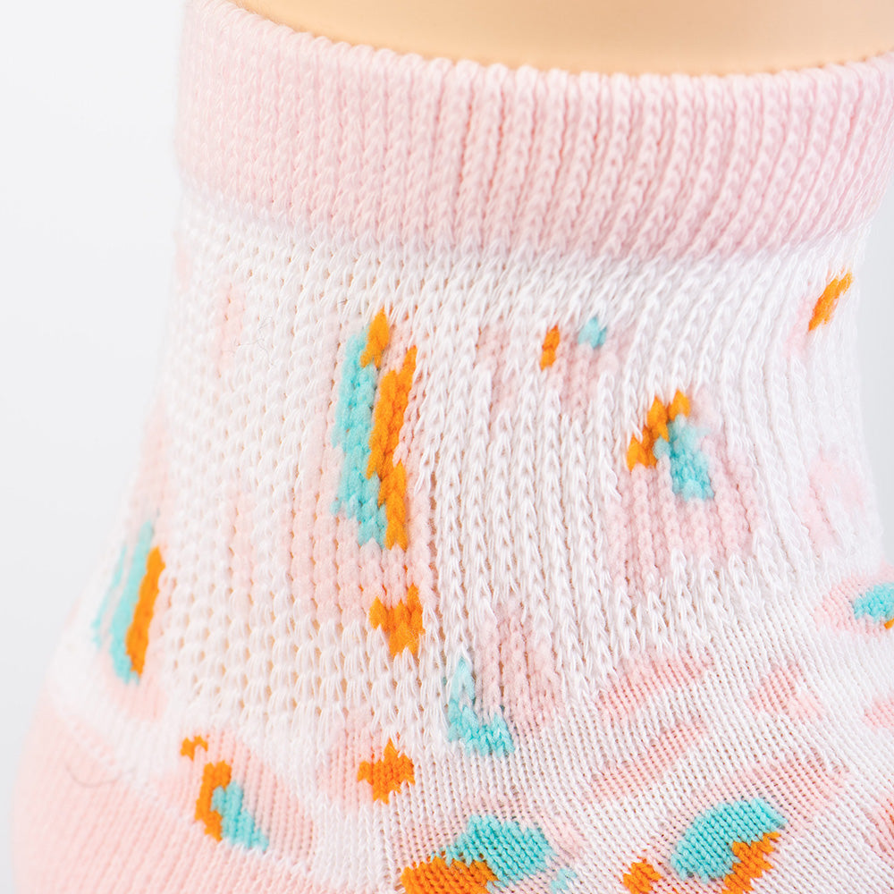 Cushioned Socks | Comfy Quarter Crew | Catarina Pink