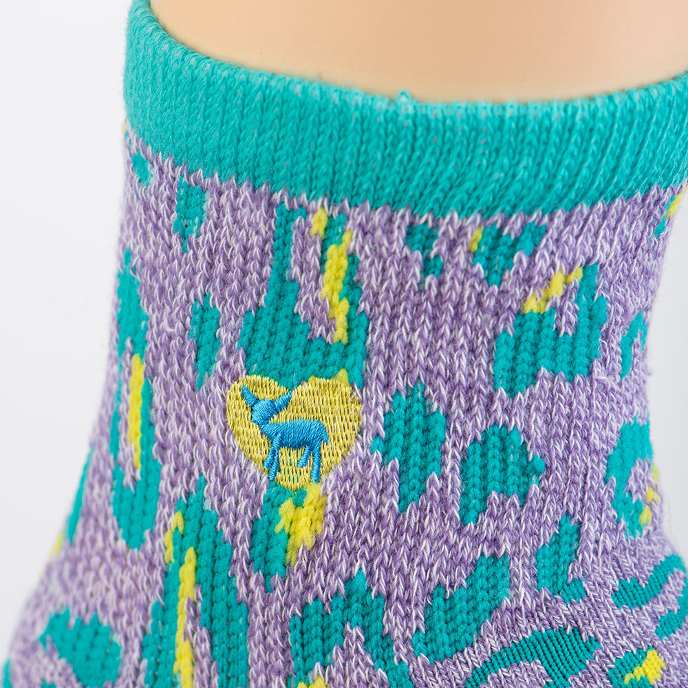 Cushioned Socks | Comfy Quarter Crew | Catarina Purple
