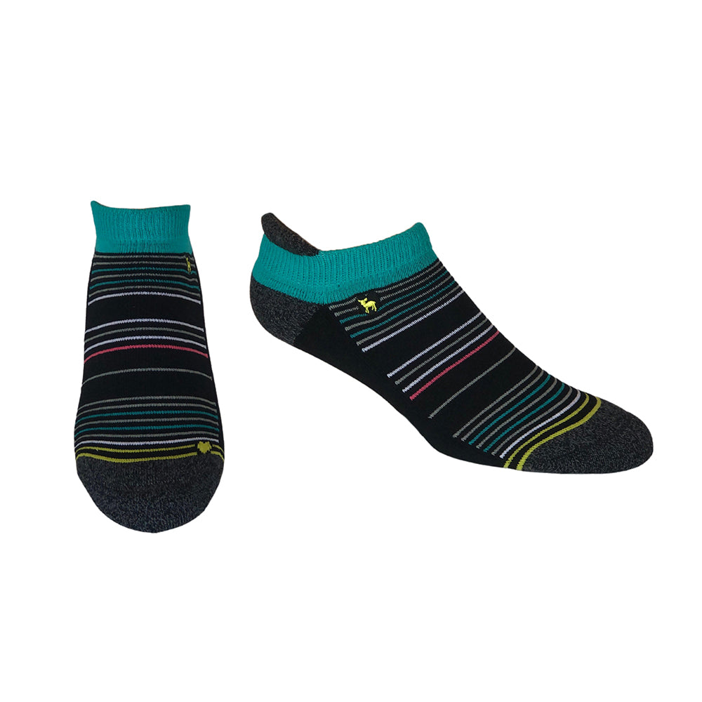 Cushioned Socks | Comfy Ankle | Seaside Black