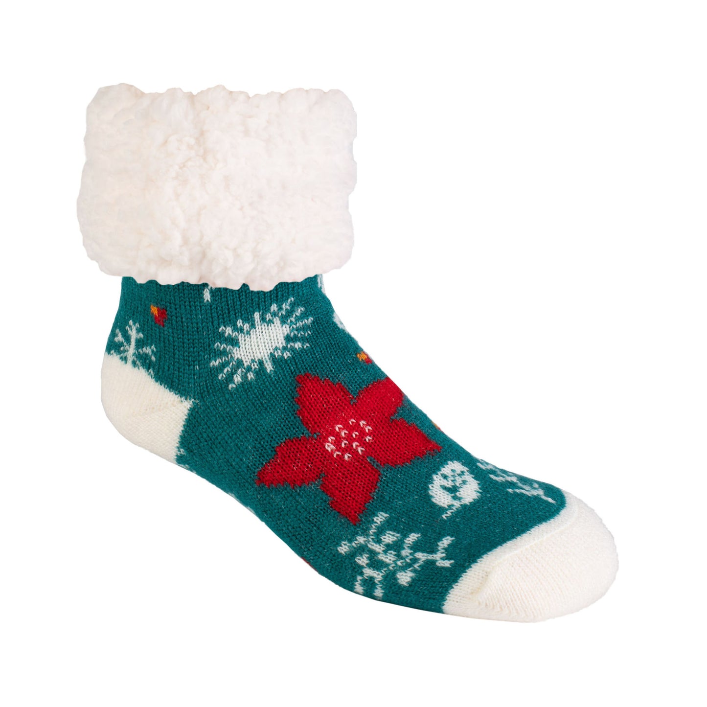 Classic Slipper Socks | Christmas Holly