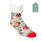 Christmas Snow Candy - Recycled Slipper Socks