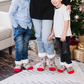 Christmas Snow Candy - Recycled Slipper Socks