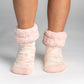 Classic Slipper Socks | Cheetah Pink Dogwood