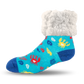 Kids Classic Slipper Socks | Crab Blue