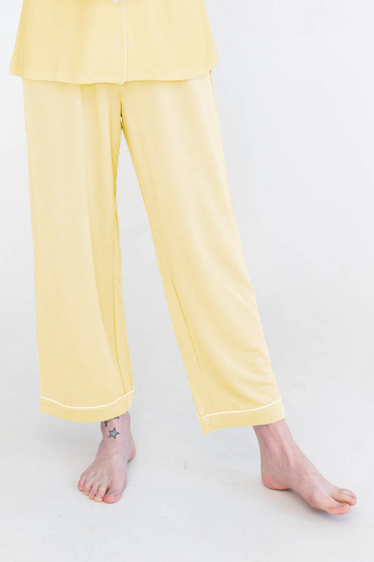 Kaitlyn Crop Sleep Pants | Chamomile