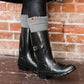 Charcoal Boot Socks - Adult Tall