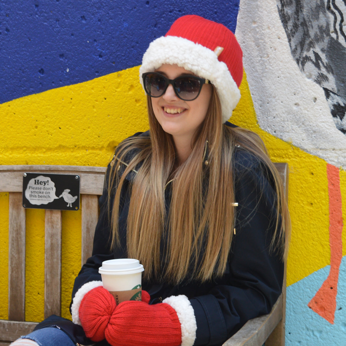 Winter Beanie | Cord Red