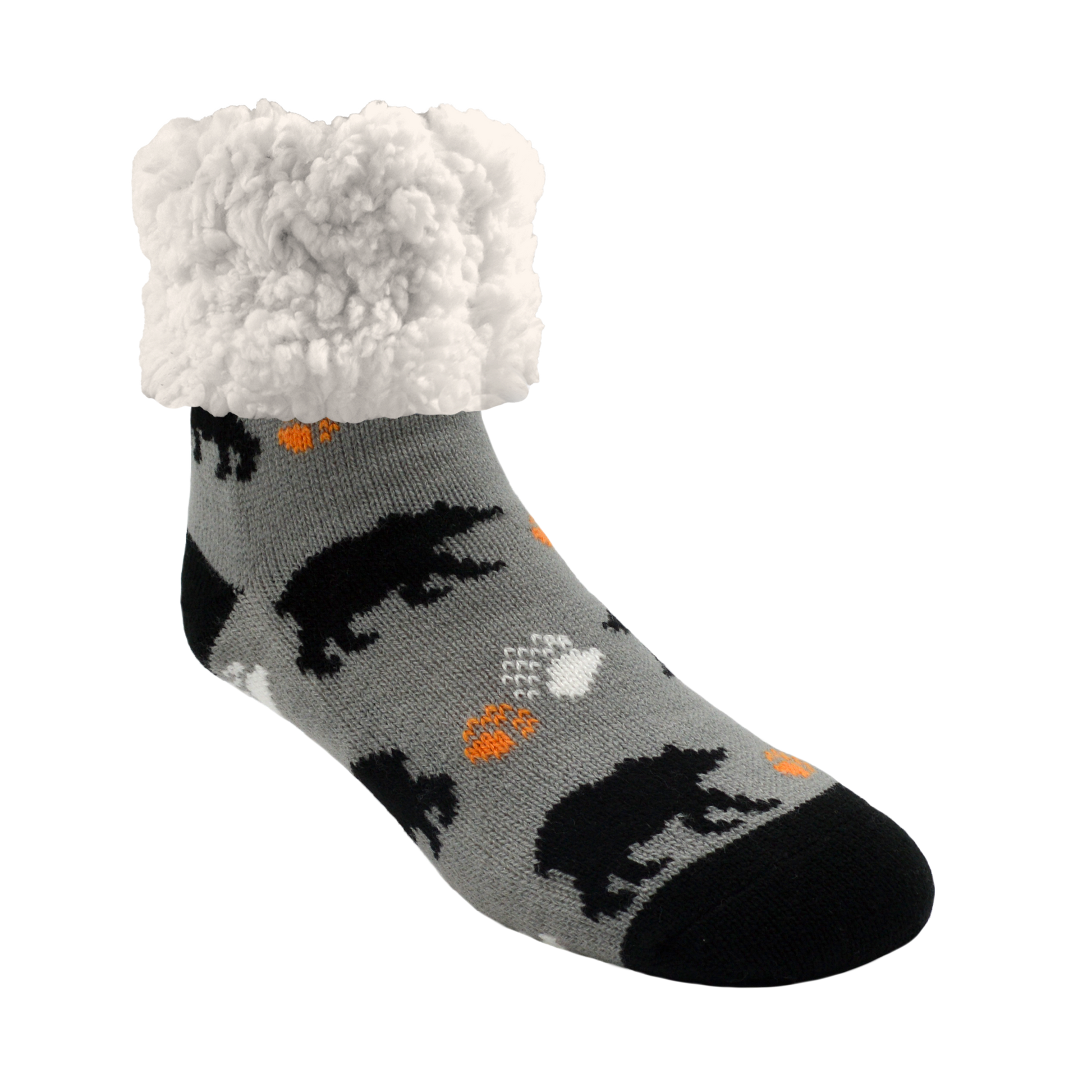Classic Slipper Socks Bear Black Pudus Lifestyle Co