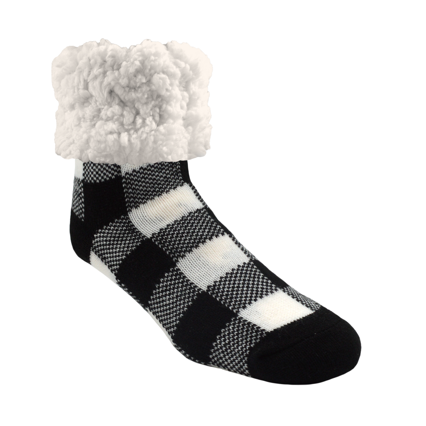 Classic Slipper Socks | Lumberjack White