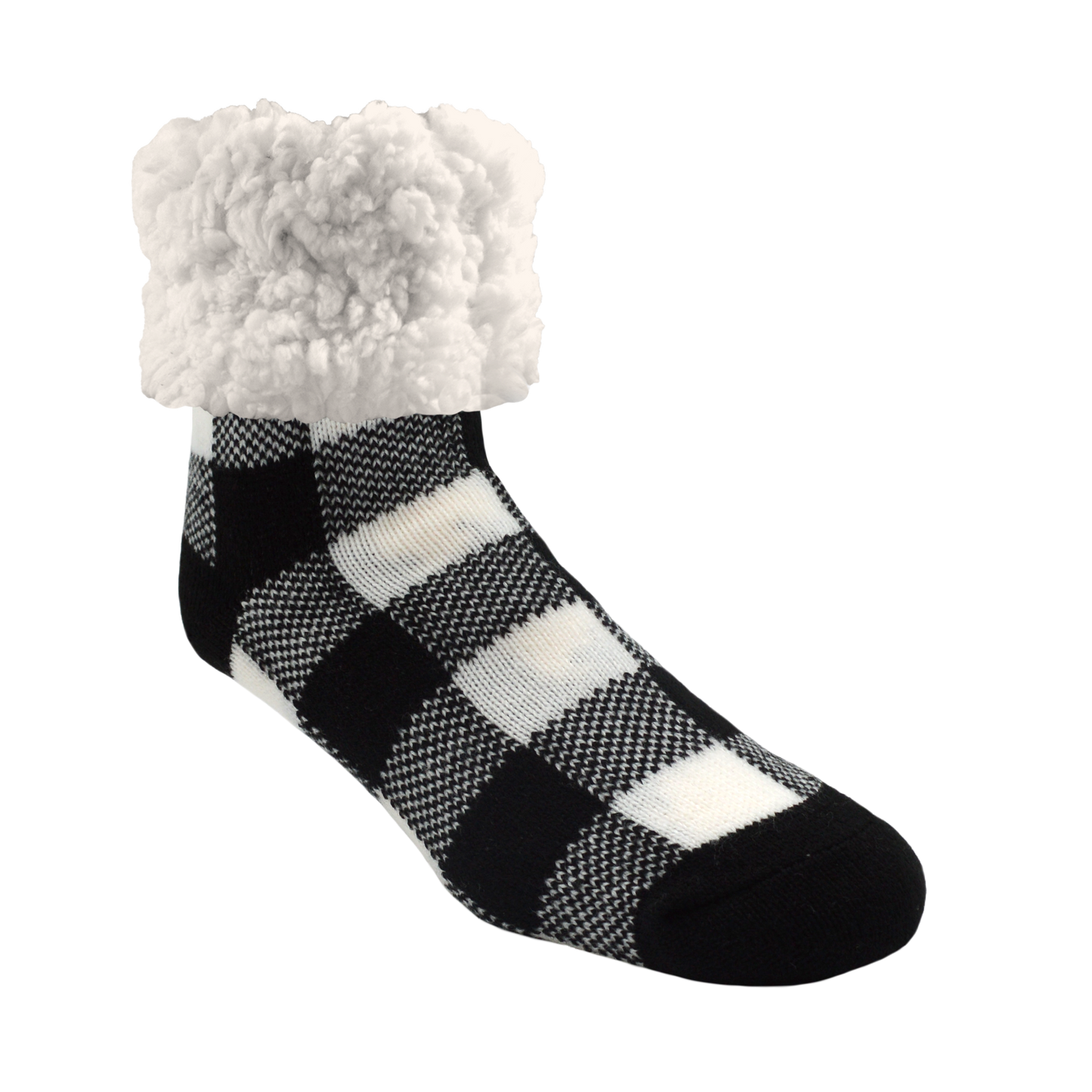 Classic Slipper Socks | Lumberjack Black