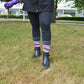 Boot Sock Camo Pink Adult Large Short