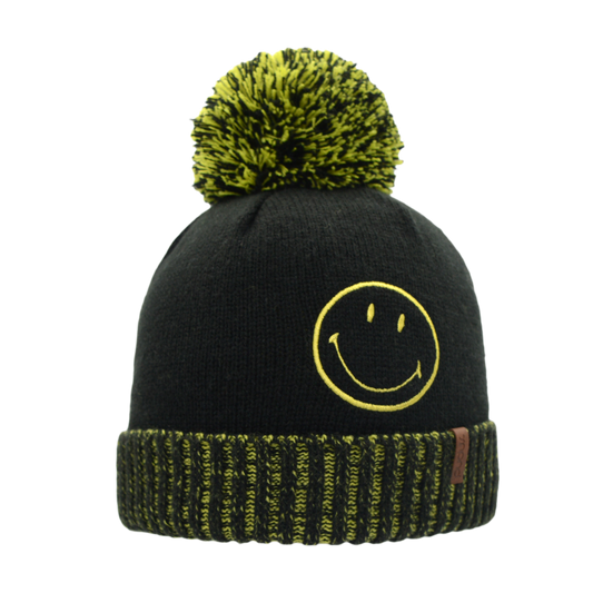 Smiley® x Pudus Winter Beanie | Black