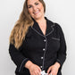 Korrah Pajama Shirt | Black