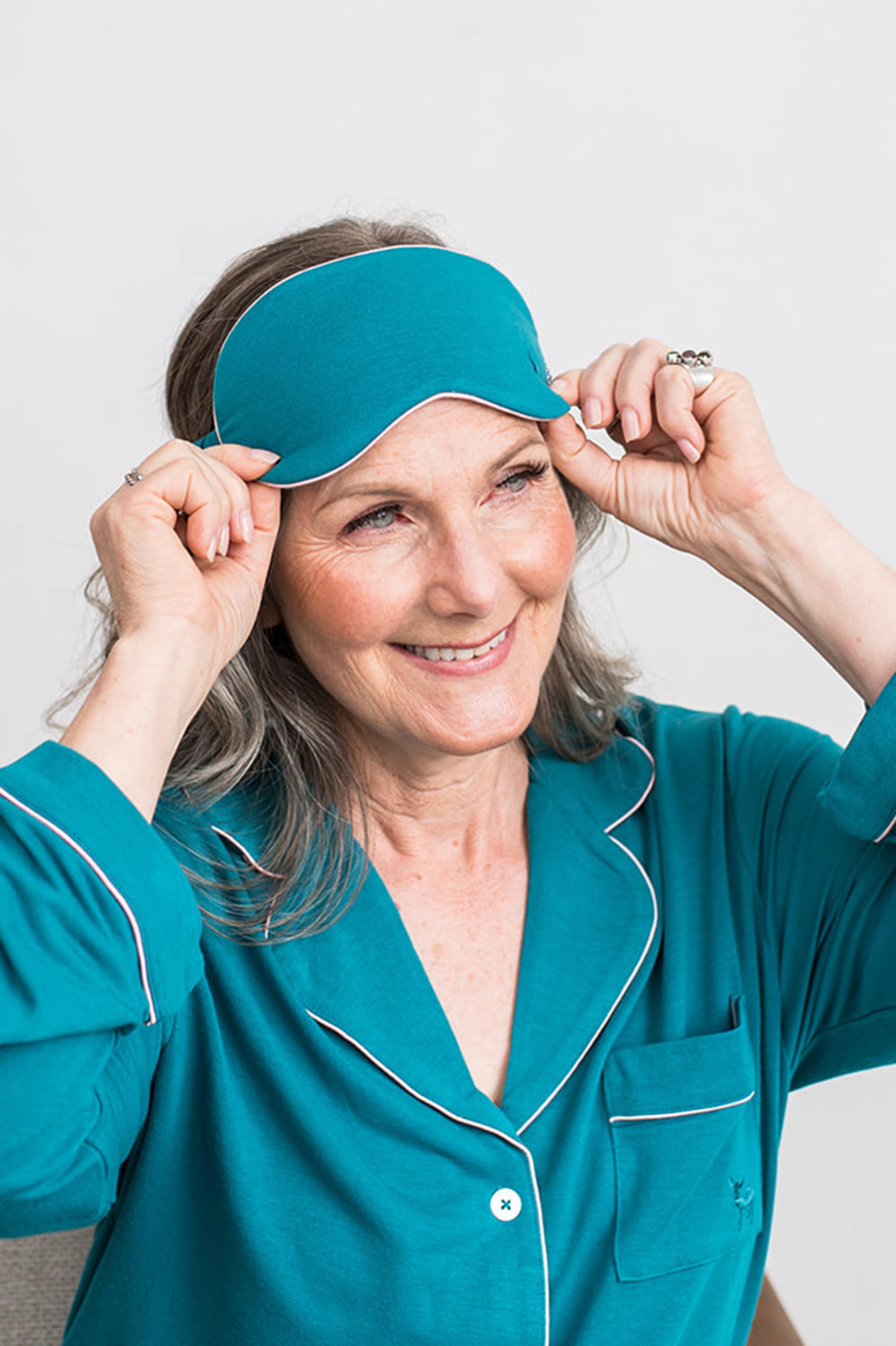 Eye Mask | Tonal Pudu | Harbour Blue