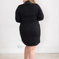 Gracie Sleep Shirt Dress | Black
