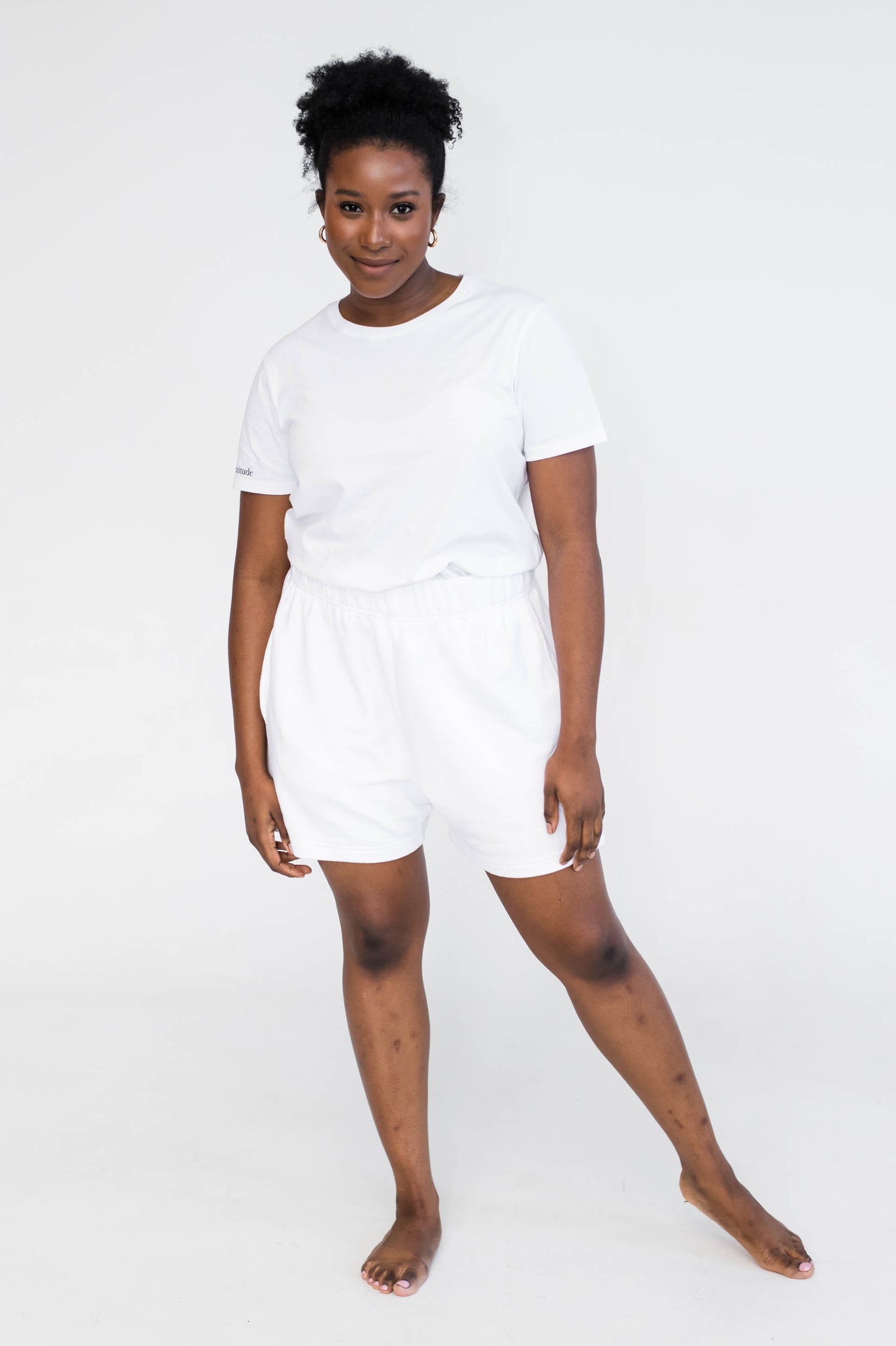 Masie Boyfriend Shorts | White